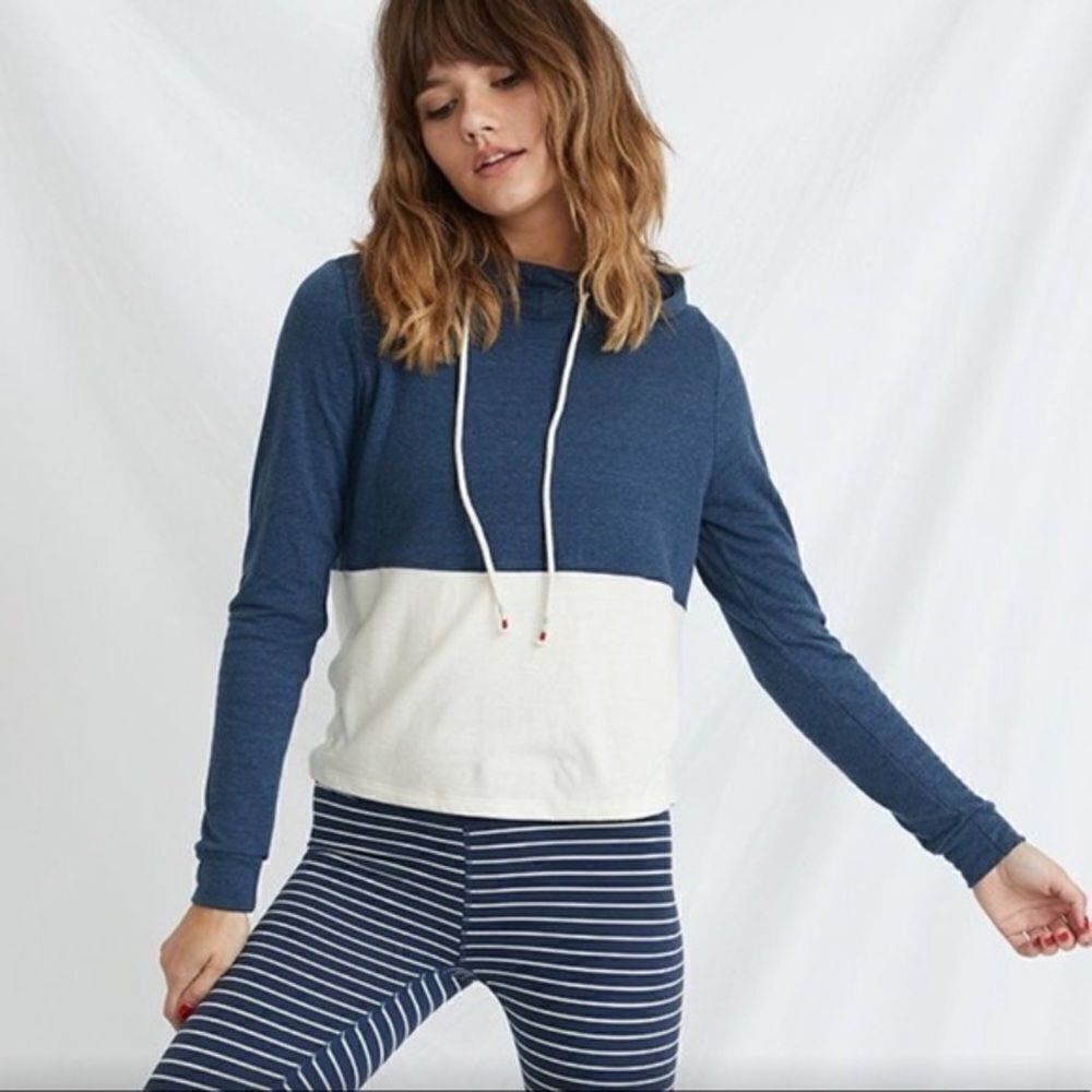 Marine Layer Colourblock Hoodie XS